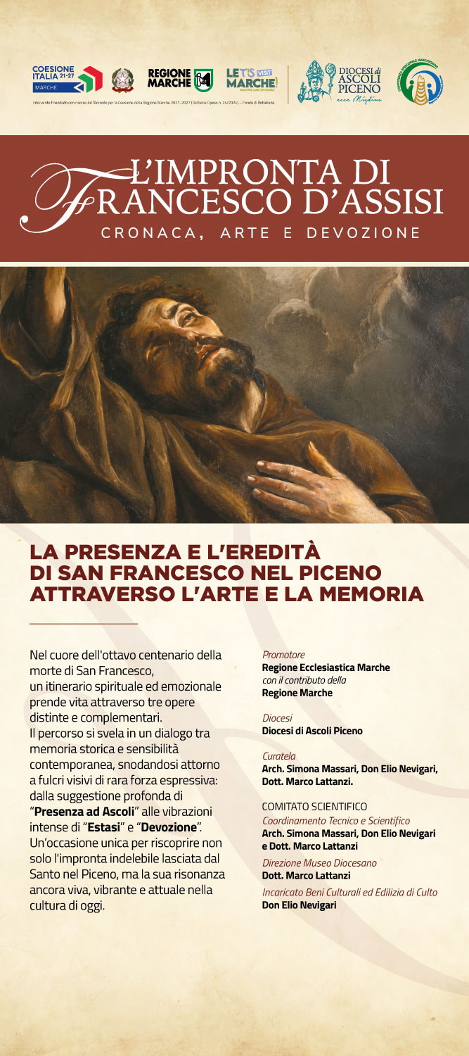 L’Impronta di Francesco d’Assisi: ad Ascoli un percorso tra cronaca, arte e devozione - rollup